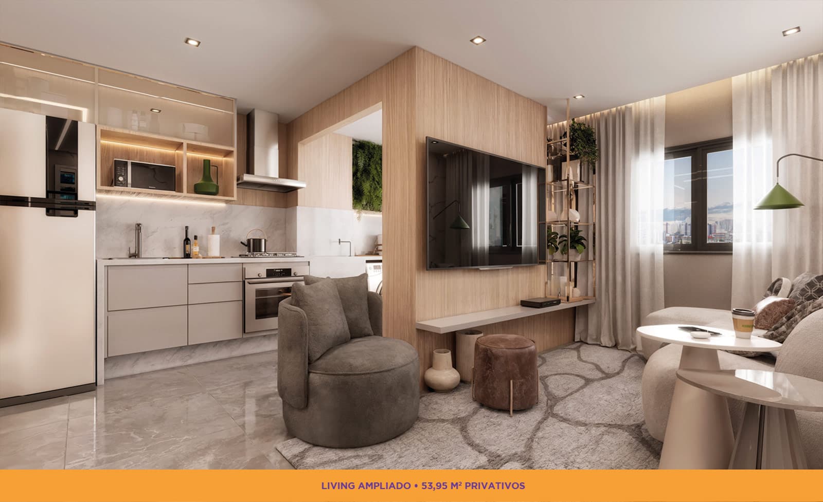 Living Ampliado 53,95m